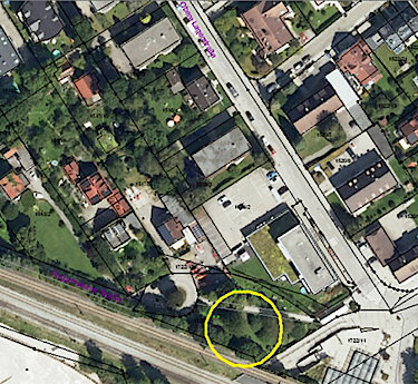 Lageplan Streuobstwiese beim Bürgergarten